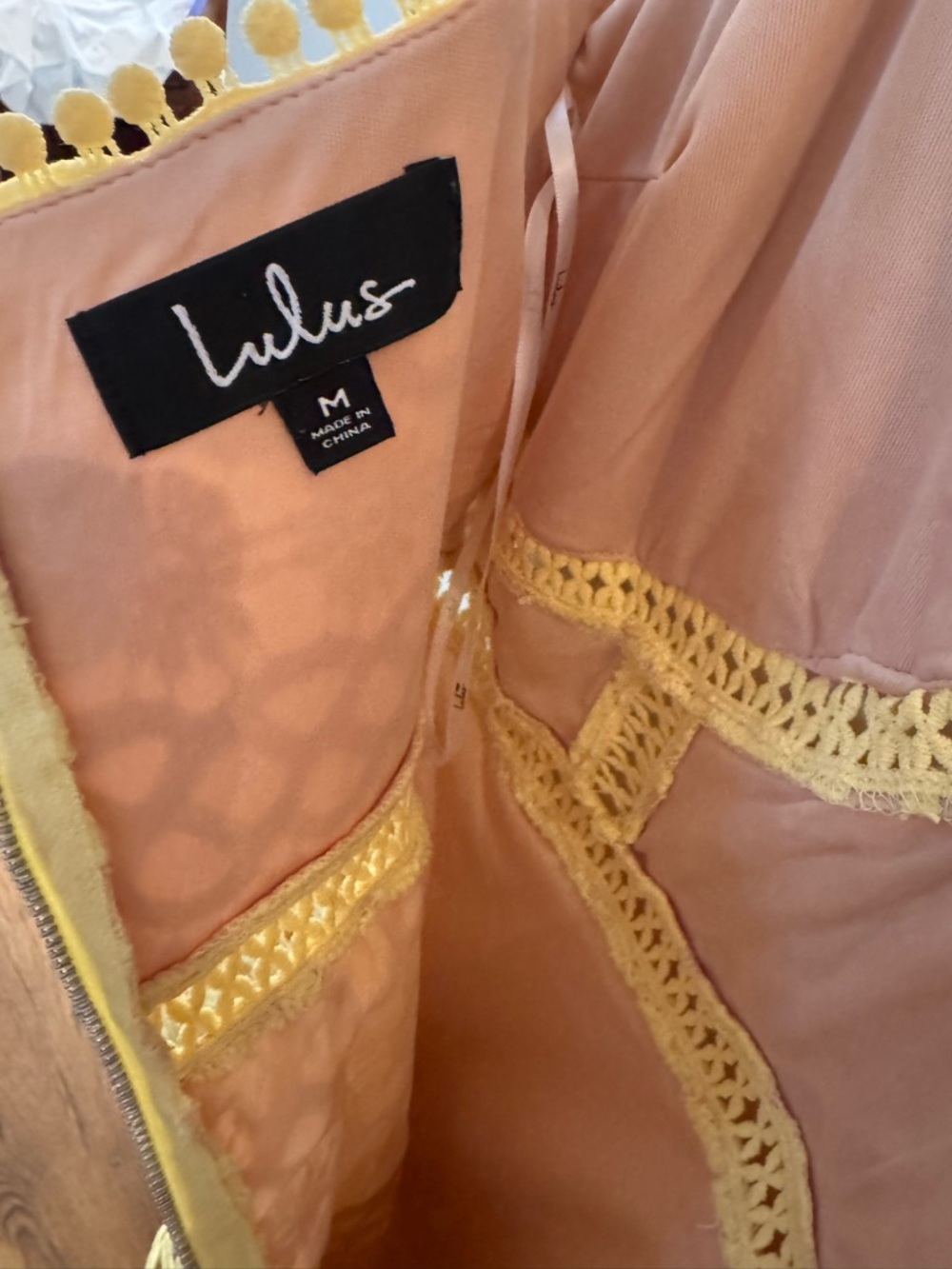Lulu's Yellow Summer Lace Dress - Picture 3 of 7